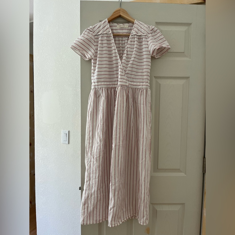 Christy Dawn Dawn Dress in Pink, White and Blue Stripes